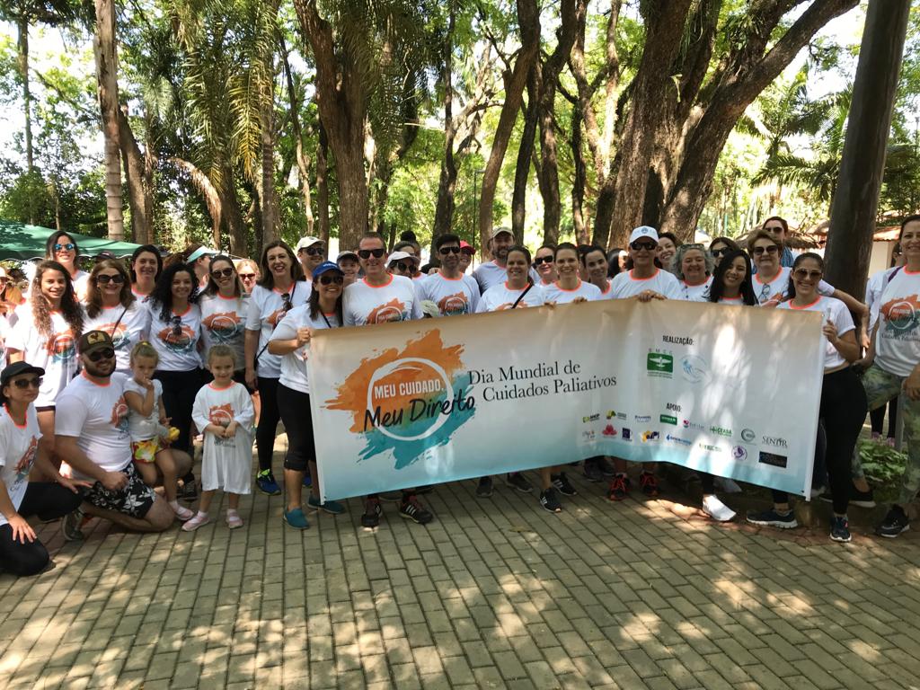 Dia Mundial de Cuidados Paliativos tem caminhada na Lagoa promovida pela SMCC