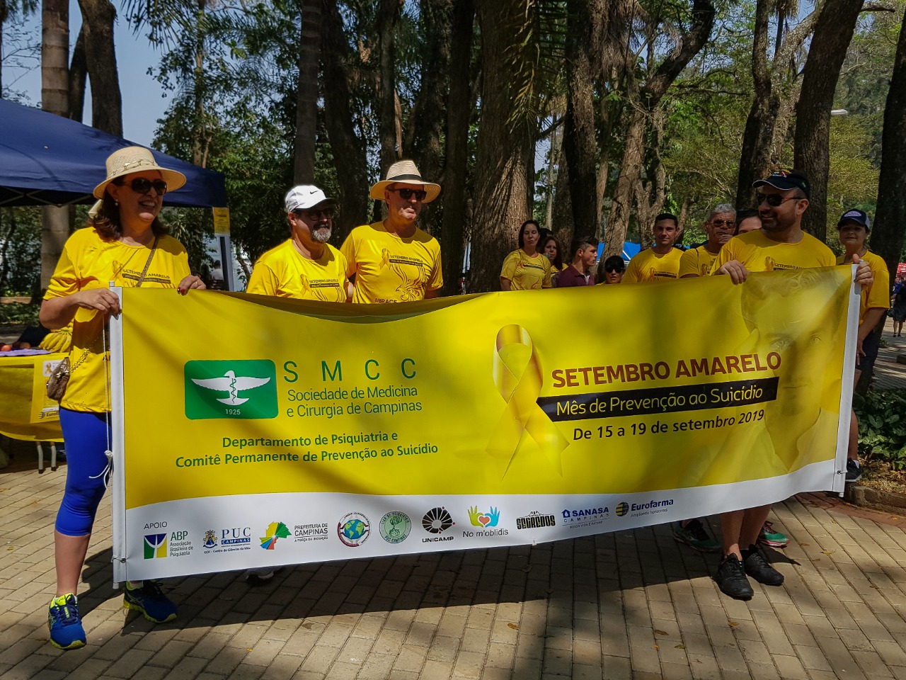 Setembro Amarelo da SMCC tem caminhada na Lagoa do Taquaral