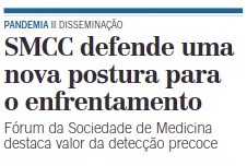 Jornal Correio Popular registra protocolo defendido pela SMCC quanto a rastreamento de Covid-19