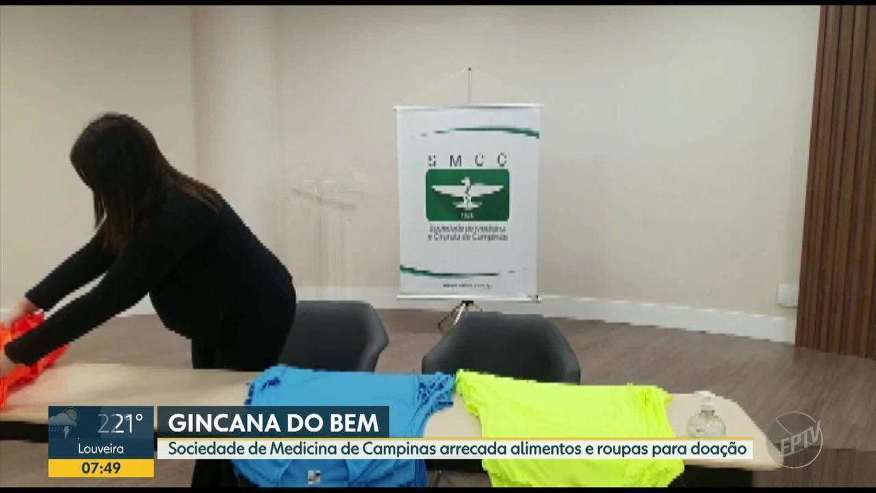 Sociedade de Medicina de Campinas organiza gincana para arrecadar alimentos e roupas – Bom dia Cidade -EPTV Campinas
