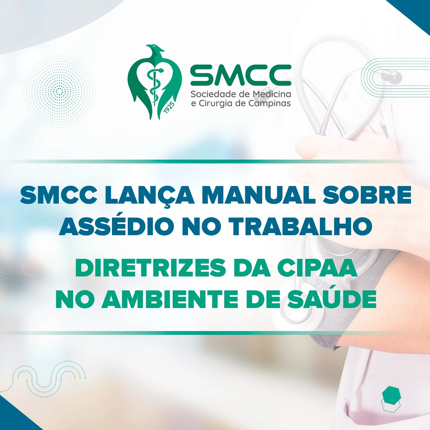 SMCC lança manual gratuito sobre assédio no trabalho no ambiente da saúde