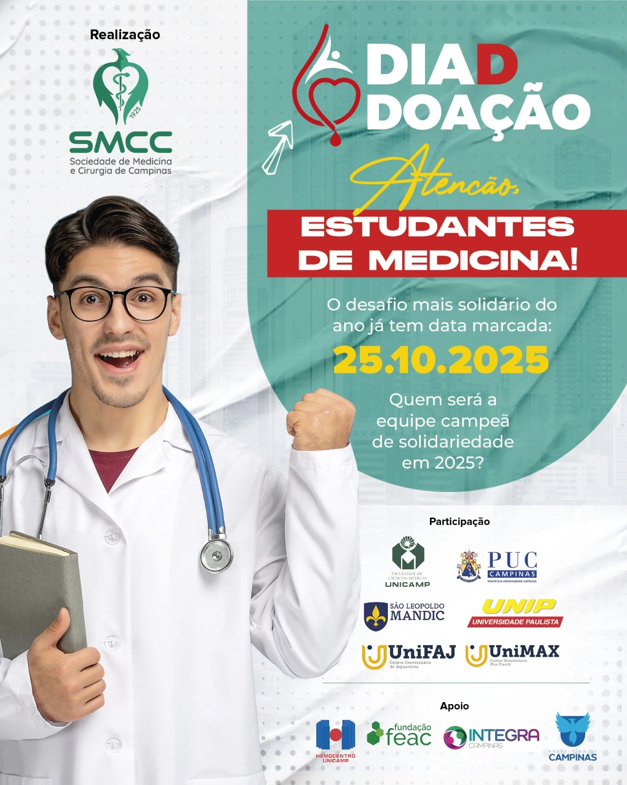 SMCC dá início à 5ª edição do Dia D de Doação