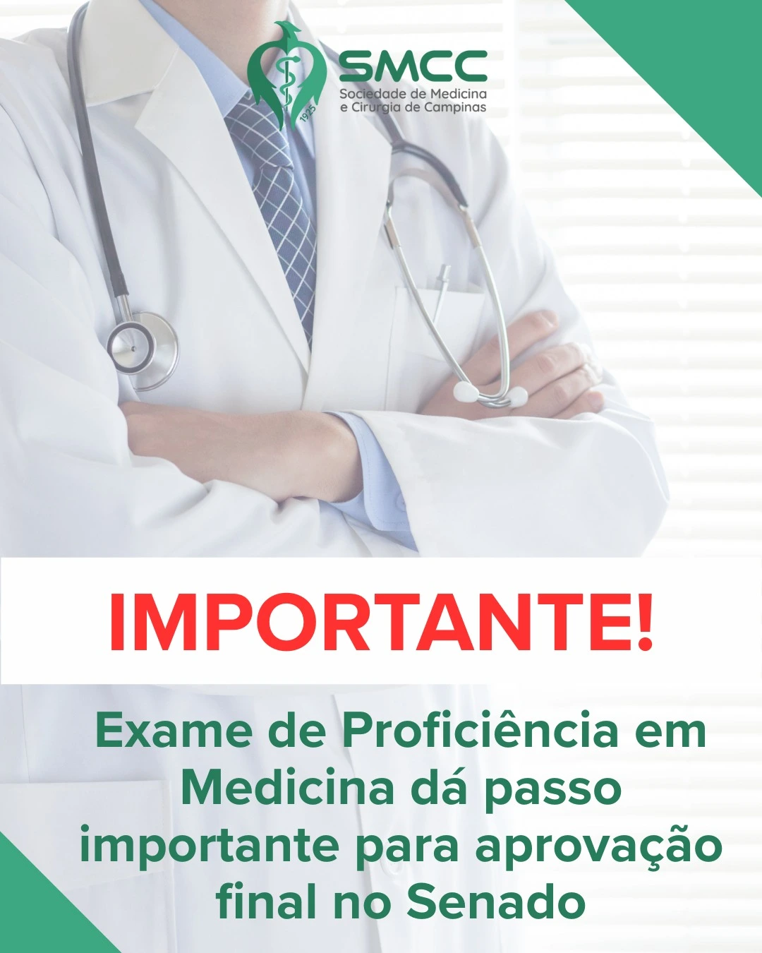 Exame de Proficiência em Medicina avança no Senado e dá mais um passo importante para se tornar realidade
